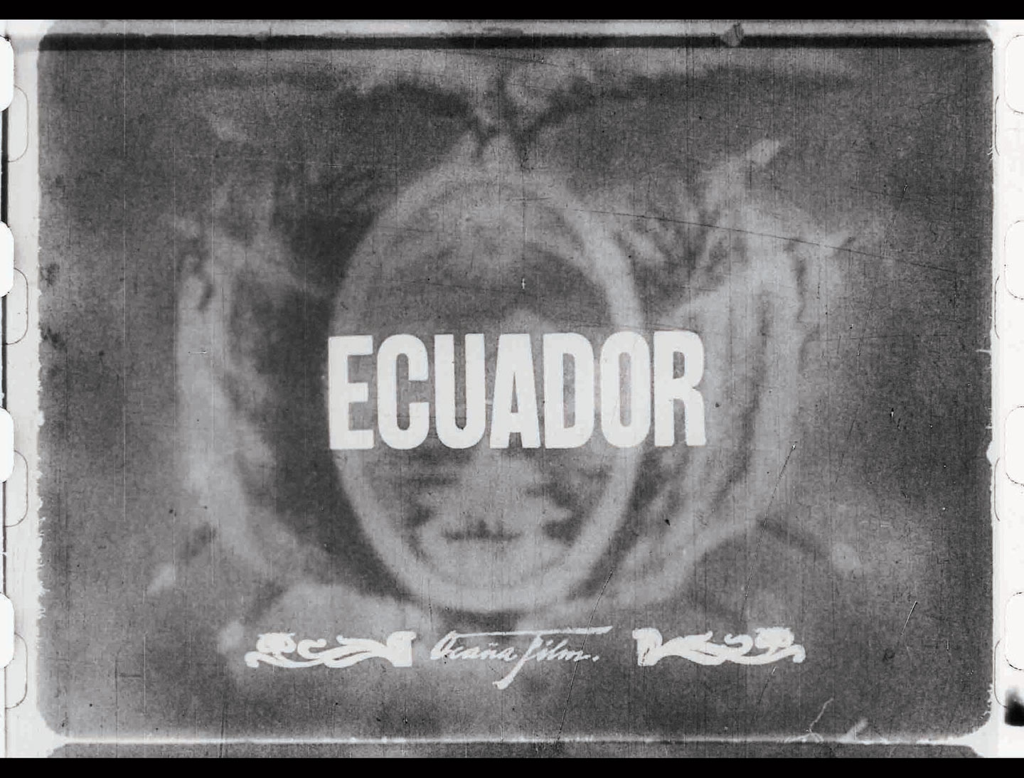 Fotograma del noticiero Ecuador Ocaña Films, 1929. Cinemateca Nacional de la Casa de la Cultura Ecuatoriana. 