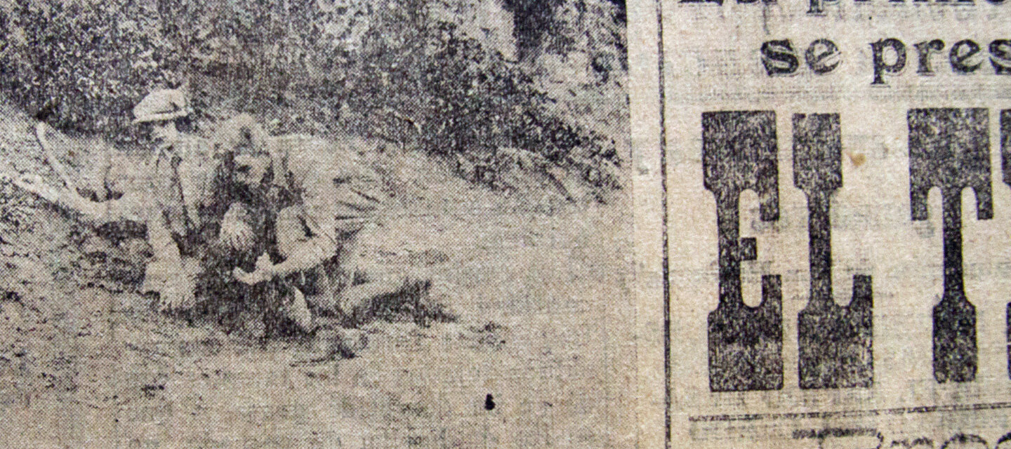 Fotograma de “El Tesoro de Atahualpa”, El Comercio, 16 de agosto, 1924.